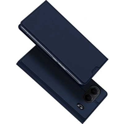 Afbeelding van Dux Ducis Telefoon Hoesje geschikt voor OnePlus Nord 4 Skin Pro Book Case Donker Blauw