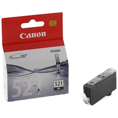 Afbeelding van Canon CLI 521BK Originele inktcartridge 1x Foto Zwart