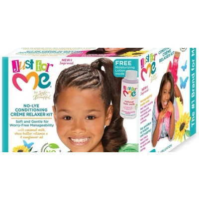 Afbeelding van Just For Me Relaxer Kit Regular 1 behandeling