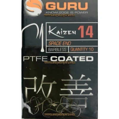 Afbeelding van Guru Haken Kaizen Spade End Barbless (10pcs) Maat : 14