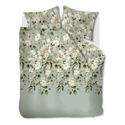 Afbeelding van Ariadne at Home Autumn Blossom dekbedovertrek Lits Jumeaux 240x200/220 Licht groen