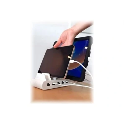 Image de Compulocks Station de charge 5 connecteurs USBC prise EU 150 Watt 10 sortie (5 x USB C, Type A 4 pin) Union européenne
