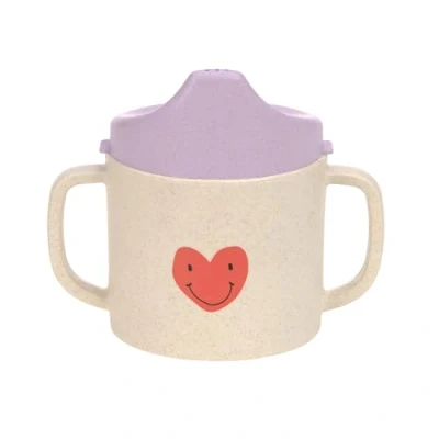Afbeelding van Lässig Tuitbeker Happy Rascals Heart Lavender