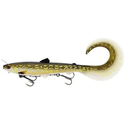 Afbeelding van Westin Bullteez Curltail Inline 33cm (230g) Sinking Softbait Natural Pike Shad