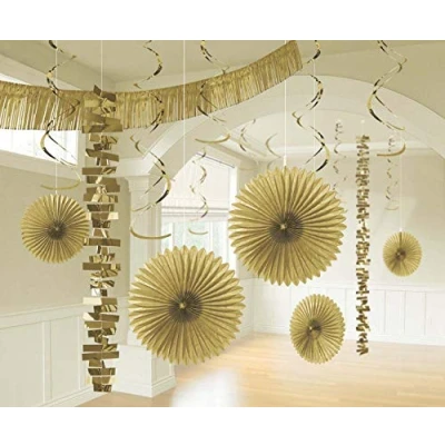 Afbeelding van Decoratie Kit Goud 18 stuks