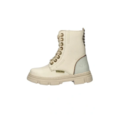Afbeelding van Vingino Jennifer Veterboots voor kinderen, Maat: 29, Wit Leer