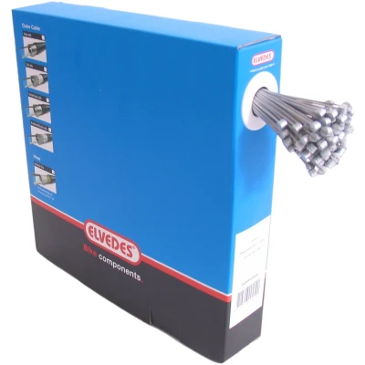 Afbeelding van Rem binnenkabel Elvedes 2000mm RVS ø1,5mm T nippel (100 stuks)