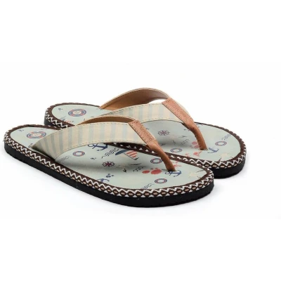 Afbeelding van GOBY Zee Leven Slippers Sandalen Handgemaakt Premium Kwaliteit Maat 39