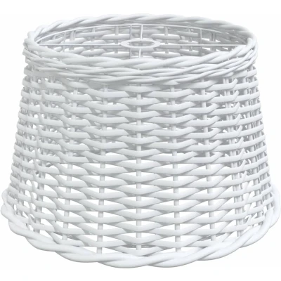 Afbeelding van Plafondlampenkap Ø45x28 cm wicker wit