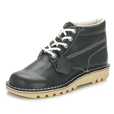 Afbeelding van Kickers Klassieke Kick Hi herenlaarzen, marineblauw/wit