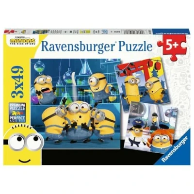 Image de Puzzles 3 x 49 pièces Ravensburger Drôles de Minions 2