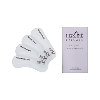 Afbeelding van Herome Eye Care Wenkbrauwsjablonen Brow Stencils Creëer de Perfecte Wenkbrauwen 4 stuks
