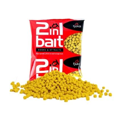 Afbeelding van Fjuka 2 In 1 Bait Hook &amp; Attracts 5mm (200gr) Kleur : Yellow