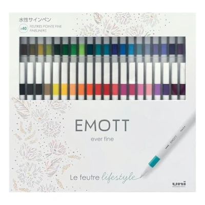 Afbeelding van Uni ball Emott Fineliners Set 40 stuks