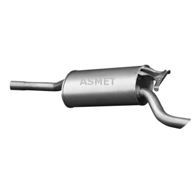 Afbeelding van ASMET 01.009 Einddemper MERCEDES BENZ: W124 Saloon, Coupe