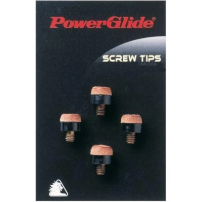 Afbeelding van Powerglide Keu schroeftips 11 Mm Staal/kurk Zwart 4 Stuks