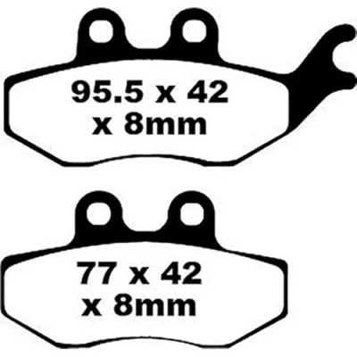 Afbeelding van EBC Brakes SFA374 Remblokkenset