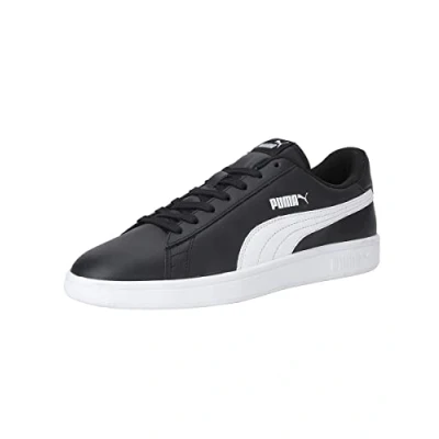Image de Puma Smash V2 L Mixte Baskets, Noir Blanc, 37 EU