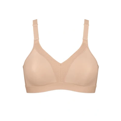 Afbeelding van triaction by Triumph Wellness Sportbh met high support, Dames, Maat: 80B, Neutral beige