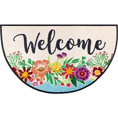 Afbeelding van Round Welcome Blooming Kleen Tex 50 x 85 cm
