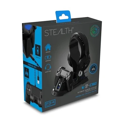 Image de Station Gaming Stealth Ultimate pour PS4 5 en 1 Noir