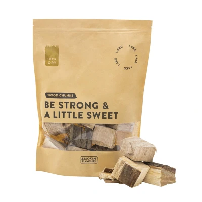 Afbeelding van Smokin&#039; Flavours Smokin’ rookchunks hickory 1,5 kg
