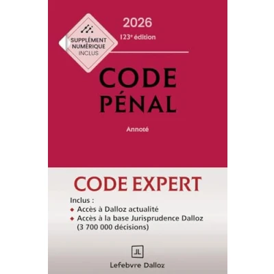 Afbeelding van CODES PENAL ET PROCEDURE PENALE 2026