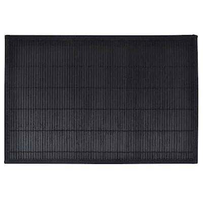 Image de vidaXL Napperons 6 pcs Bambou 30 x 45 cm Noir242109