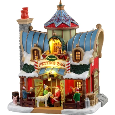 Afbeelding van Santa s petting zoo b/o (4.5v) LEMAX