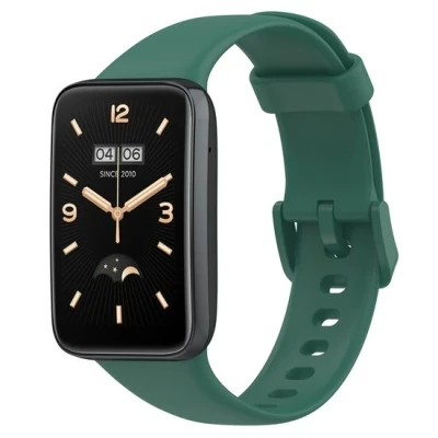 Afbeelding van Siliconen sportbandje Donkergroen Xiaomi Smart band 7 Pro