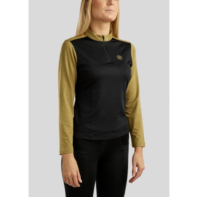 Image de Rebel Polo Block Colored Longues Manches Noir