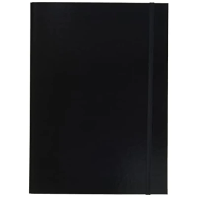 Afbeelding van Pagna Box voor notitieboeken, A4, 3 x elastiek, binnen, opvouwbaar, met houder, zwart
