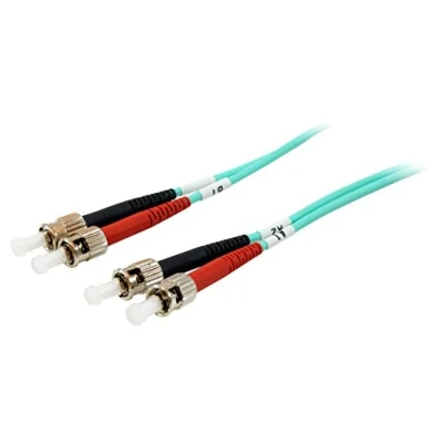 Image de equip Pro Cordon de raccordement ST multi mode (M) pour 5 m fibre optique duplex 50 / 125 microns OM3 sans halogène orange