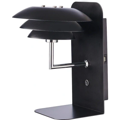 Afbeelding van DL20 USB muurlamp wit Black