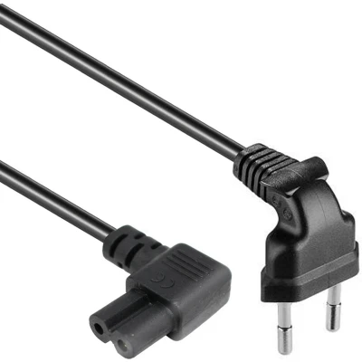 Afbeelding van 2 m Apparaatsnoer C7 Haaks