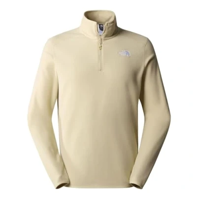 Afbeelding van The North Face Glacier 1/4 ZIP Fleece trui, Heren, Maat: Small, Gravel