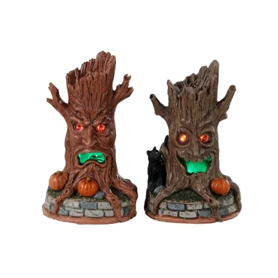 Afbeelding van Haunted Tree Trunks Set Of 2 B/O (4.5V) LEMAX