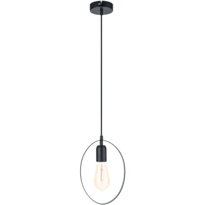 Afbeelding van hanglamp Bedington ellips Zwart Staal EGLO