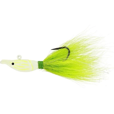 Afbeelding van Westin Bucktail Shrimp Jig 15cm 85g Glow Zeeviskunstaas