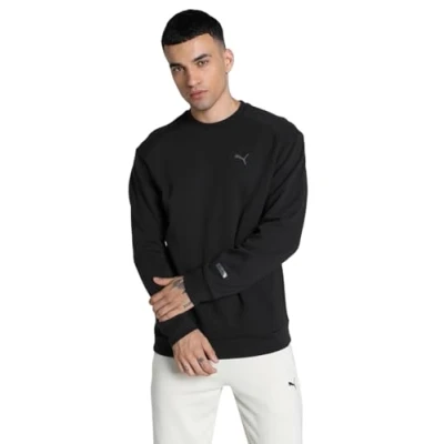 Afbeelding van Puma Crewneck Sweater, Heren, Maat: Small, Black