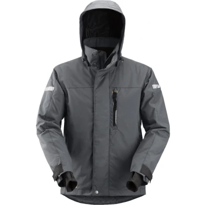 Afbeelding van Snickers Allroundwork, Waterproof 37.5 Isolerend Jack, Staal Grijs Zwart (5804) S