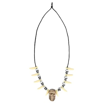 Afbeelding van Boland Ketting Schedel tand Volwassenen Unisex Piraat Halloween en Horror Piraten