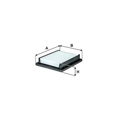 Afbeelding van MAGNETI MARELLI 153071762381 Luchtfilter 35 133 215 Filter insert HYUNDAI: i10 I, KIA: Picanto II