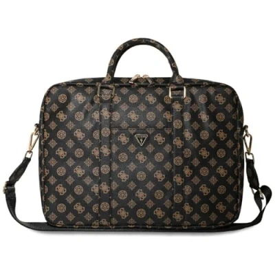 Afbeelding van CG MOBILE Gelicentieerde Guess 4G Peony laptoptas voor 16 inch (zwart), zwart, zwart.