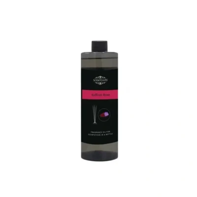 Afbeelding van Scentchips® Geurstokjes Navulling Saffron Rose Geurverspreider Luchtverfrisser Huisparfum 400ml
