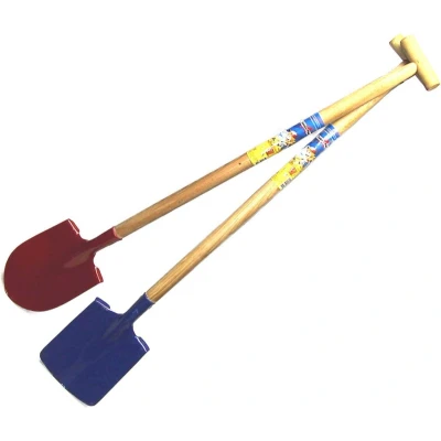 Afbeelding van Schep houten steel / metaal, punt 90 cm