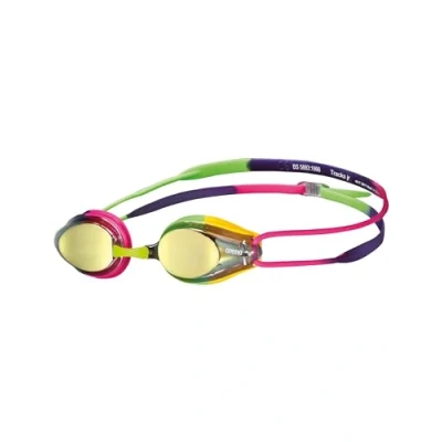 Afbeelding van Arena Uniseks zwembril voor jongeren, spiegeleffect, paars/fuchsia/groen, junior