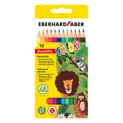 Image de Eberhard Faber Crayon De Couleur Hexagonal, Étui En Carton 514812