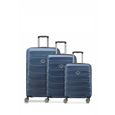 Afbeelding van Delsey Paris Meteor Rollen 3TEILIG MIT Dehnfalte Kofferset, Maat: One Size, Blue