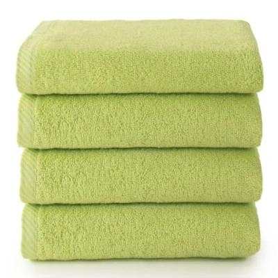 Image de Top Towels Serviettes de Bain Biais ou faciales Lot 4 30 x 50 cm